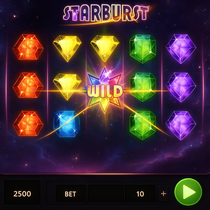 BetFury - Starburst Slot Game - NetEnt